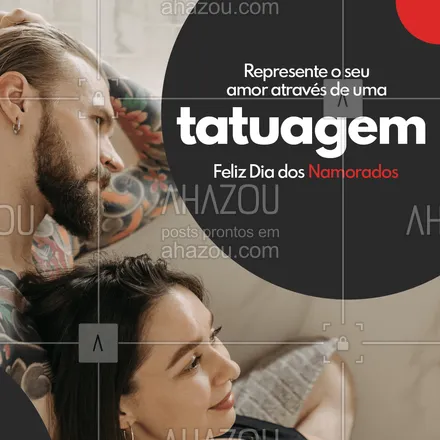 posts, legendas e frases de estúdios, tatuadores & body piercer para whatsapp, instagram e facebook: Eternize o seu amor com uma bela tatugaem neste Dia dos Namorados. 💜 #AhazouInk #tattoo #tattoocasal  #tatuagem #estudiodetattoo #diadosnamorados #amor #casal