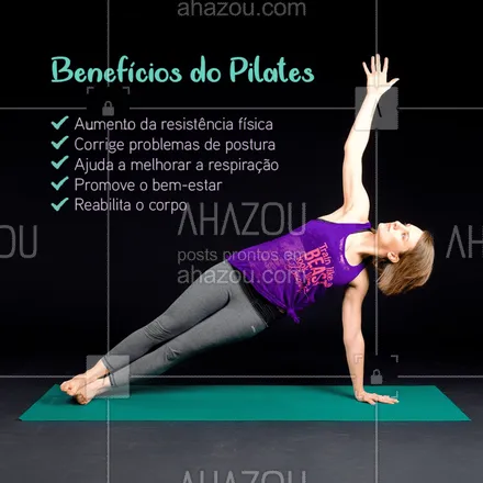 posts, legendas e frases de pilates para whatsapp, instagram e facebook: Pilates é tudo de bom! Venha conhecer ?  #pilates #pilateiro #pilateslovers #ahazou #pilatesbrasil 