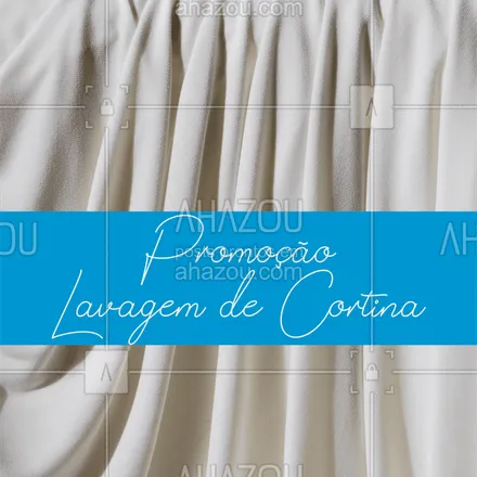 posts, legendas e frases de lavanderia para whatsapp, instagram e facebook: Aproveite nossa PROMOÇÃO desse mês e deixe a sua casa com cheirinho de limpeza e livre da poeira que as cortinas acumulam. ??
.
Lavagem de cortina a partir de R$xx,xx o metro linear!
.
#AhazouServiço #promoção #casa #cortina #limpeza #lavar #passar #lavanderia  