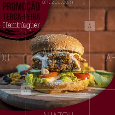 posts, legendas e frases de hamburguer para whatsapp, instagram e facebook: Hoje é Terça-feira e tem promoção especial pra vocês! Hambúrguer por apenas XXX 

Comece a semana com essa delícia! ? #hamburguer #ahazoutaste #promoção #hamburgueria