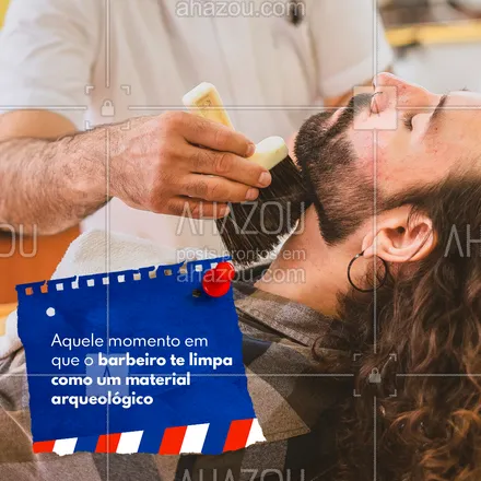 posts, legendas e frases de barbearia para whatsapp, instagram e facebook: Sem mentir, como você se sente nesse momento? 😂😂 Conta pra gente nos comentários! 👇🏻
#AhazouBeauty #barba  #barbearia  #barbeiro  #barbeiromoderno  #barbeirosbrasil  #barber  #barberLife  #barberShop 