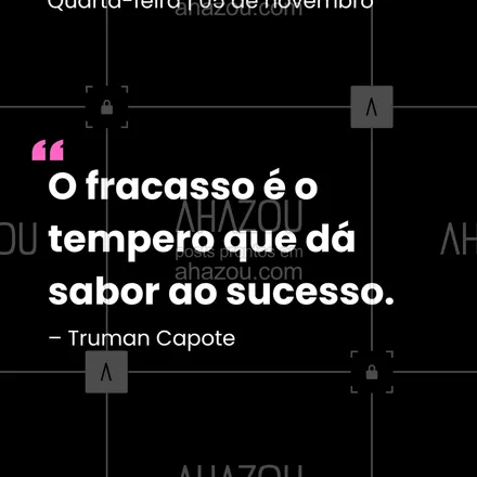 posts, legendas e frases de  para whatsapp, instagram e facebook: Não evite o fracasso; abrace-o como ingrediente essencial. São as tentativas que não deram certo que tornam a vitória final saborosa e cheia de aprendizado. 🌶️ #FracassoNecessário #TemperoDoSucesso #TrumanCapote #Aprendizado #NãoDesista