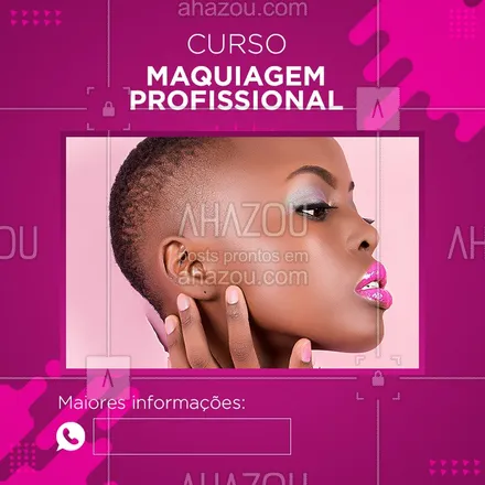 posts, legendas e frases de maquiagem para whatsapp, instagram e facebook: Quer ser um profissional da maquiagem? Inscreva-se em nosso curso.
Maiores informações via whatsapp ?

#cursodemaquiador #cursodemaquiagem #ahazou #course #makeup