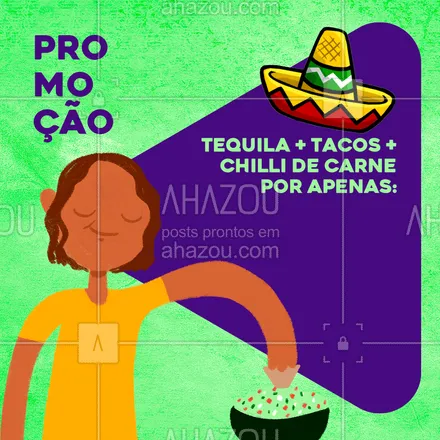 posts, legendas e frases de cozinha mexicana para whatsapp, instagram e facebook: Aqui você adquire este super combão com preço especial.
Aproveite e peça já o seu.

#ahazoutaste #promocao #desconto #oferta  #nachos  #cozinhamexicana  #comidamexicana 