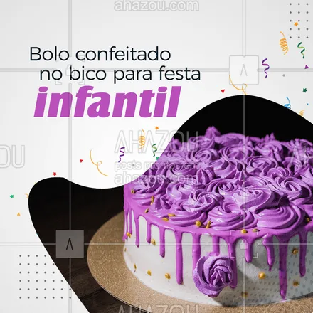 Festa infantil: bolos decorados e temáticos