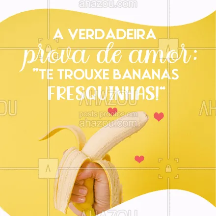 posts, legendas e frases de hortifruti para whatsapp, instagram e facebook: Aproveite as promoções do dia da banana para demonstrar o seu amor! 🤣🍌
#banana #diadabanana #ahazoutaste  #mercearia  #frutas  #hortifruti 