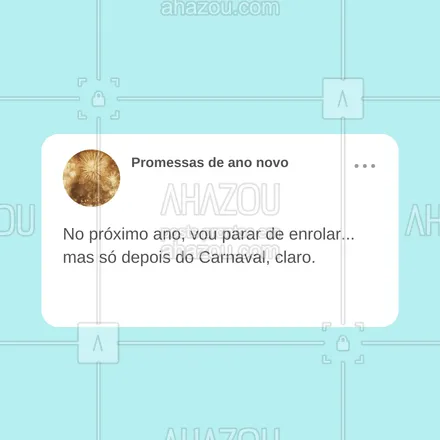 posts, legendas e frases de posts para todos para whatsapp, instagram e facebook: 🎉 Ano só começa mesmo depois do Carnaval, né? Até lá, vamos seguir enrolando com estilo. Quem também vive nesse calendário alternativo? 😂
#AnoComeçaNoCarnaval #MetasPraMarço #PromessasDeAnoNovo #ahazou #meme #humor #engraçado #promessasdeanonovo 