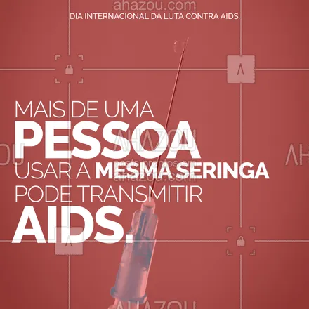 posts, legendas e frases de assuntos variados de Saúde e Bem-Estar para whatsapp, instagram e facebook: Você sabe o que fazer para se prevenir contra a Aids? Fique ligado.
#AIDS #AhazouSaude #Prevenção