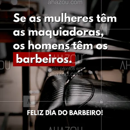 posts, legendas e frases de barbearia para whatsapp, instagram e facebook: Parabéns aos profissionais que transformam completamente esses homens !! #AhazouBeauty  #barba #barbearia #barbeirosbrasil #barbeiro #barber #diadobarbeiro