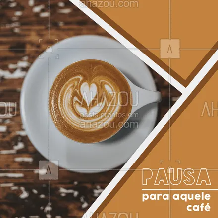 posts, legendas e frases de cafés para whatsapp, instagram e facebook: Vem fazer a sua pausa aqui e saborear o nosso delicioso café ☕ ! #café #cafeteria #ahazou #bandbeauty #vemaproveitar 
