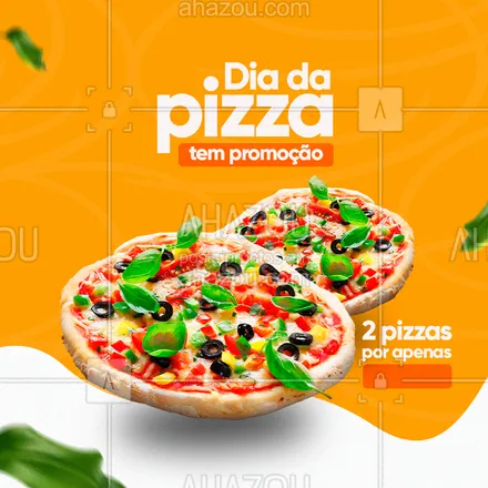 posts, legendas e frases de pizzaria para whatsapp, instagram e facebook: Dia da Pizza se comemora comendo pizza. Aproveite nossa promoção para comemorar da melhor maneira! ?#Diadapizza #promoção #ahazoutaste#pizzalovers #pizzaria #pizza