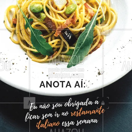 posts, legendas e frases de cozinha italiana para whatsapp, instagram e facebook: O que você não é obrigado? Conta pra gente ?
#ahazoutaste #taste #food #anotaai #naosouobrigadaanada