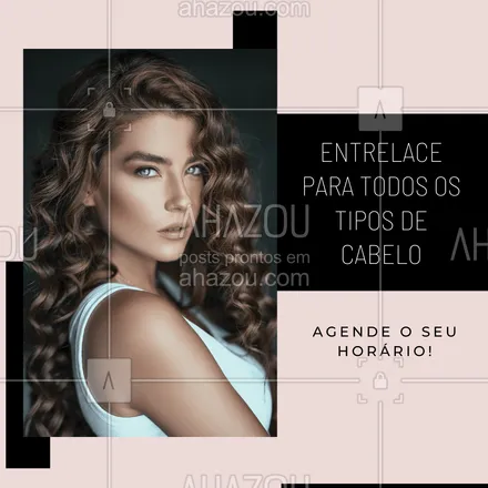 posts, legendas e frases de cabelo para whatsapp, instagram e facebook: Agende agora mesmo para fazer entrelace em seu cabelo.
Nossos profissionais estão prontos para te atender. #AhazouBeauty #hairstyle  #cabeloperfeito  #hair  #hairstylist  #hidratacao   #salaodebeleza  #cabelo 