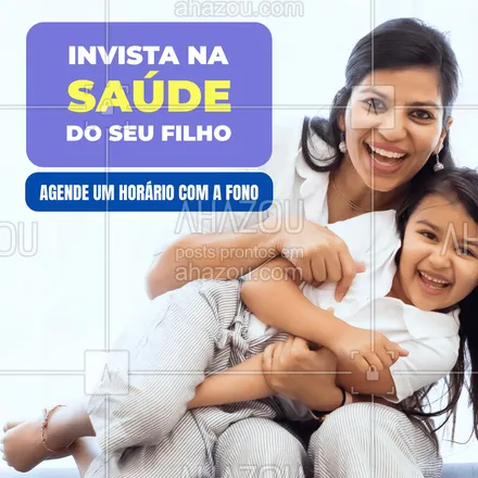 posts, legendas e frases de  para whatsapp, instagram e facebook: É de pequeno que se começa a cuidar da saúde. Entre em contato e agende um horário com a fono para seu filho. #fono #bemestar #fonoaudiologia #saude #viverbem ##qualidadedevida #fonoaudiologiainfantil #pequenos #crianças #cuidados