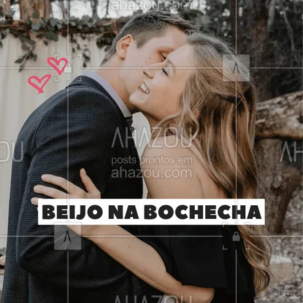posts, legendas e frases de posts para todos para whatsapp, instagram e facebook: Curte se o seu beijo preferido é na bochecha ?? #diadobeijo #beijo #ahazou #beijonabochecha #13deabril