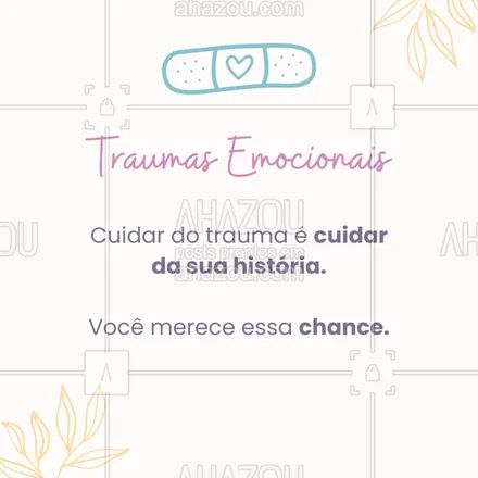 posts, legendas e frases de saúde mental para whatsapp, instagram e facebook: Muitos traumas vêm da infância, de relações difíceis, de perdas ou experiências marcantes.
Ignorar só adia a dor.
👣 Comece com pequenos passos. Você merece viver com mais leveza. #traumaemocional #curandoasferidas #reconstruindohistorias #psicologiaparatodos #autocuidado #curaemocional #voceemprimeirolugar