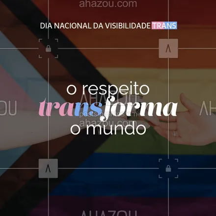 posts, legendas e frases de posts para todos para whatsapp, instagram e facebook: Viver nesse mundão é estar no meio da pluralidade de diversos corpos e gêneros. Não deixe o seu preconceito prejudicar a vida de alguém que só quer ser livre e feliz! #ahazou #dianacionaldavisibilidadetrans #visibilidadetrans #vidastransimportam #LGBTQIAP+ #motivacionais #motivacional #frasesmotivacionais