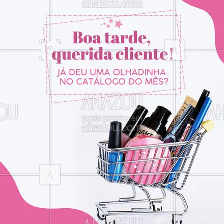 posts, legendas e frases de assuntos variados de revenda para whatsapp, instagram e facebook: Temos novidades para vocês, não esqueçam de conferir!  #boatarde #AhazouRevenda #consultoradebeleza #revendadeprodutos