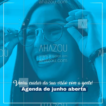 posts, legendas e frases de óticas  para whatsapp, instagram e facebook: Entre em contato e marque já um horário conosco! #AhazouÓticas #lentesdecontato  #oculos  #oculosdesol  #oculosdegrau  #otica  #oticas 