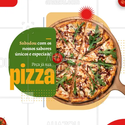 posts, legendas e frases de pizzaria para whatsapp, instagram e facebook: Sábado chegou e nós não vamos te deixar com água na boca! Venha saciar sua vontade de comer uma pizza quentinha e suculenta. Entre em contato 🍕📲(editáve) e peça a sua!

#ahazoutaste #pizzaria  #pizzalovers  #pizzalife  #pizza 