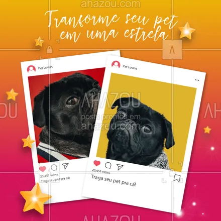 posts, legendas e frases de assuntos variados de Pets para whatsapp, instagram e facebook: Venha com seu pet pra cá! Estamos com promoções para animais de médio e grande porte. #pet #petlovers #amocachorros #ahazoupet
