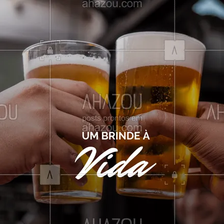 posts, legendas e frases de posts para todos, bares para whatsapp, instagram e facebook: E você, vai brindar pelo que? ? #brinde #vida #ahazou #cerveja #chopp
