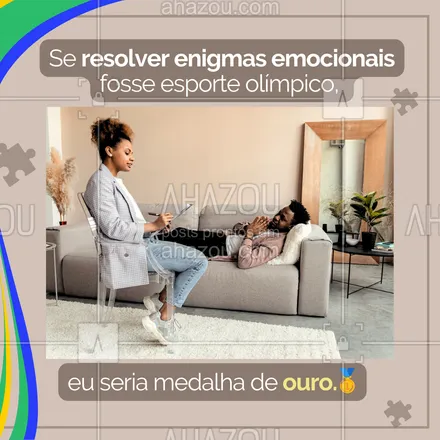 posts, legendas e frases de saúde mental para whatsapp, instagram e facebook: Resolver enigmas emocionais não é tarefa fácil, mas você não está sozinho ✨. 

Vamos juntos entender e superar cada sentimento, transformando cada desafio em aprendizado. Estou aqui para te ajudar, entre em contato e agende um horário. 

#AhazouSaude #headspace #saudemental #viverbem #qualidadedevida #bemestar #olímpiadas2024