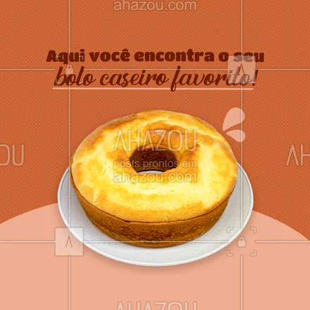 posts, legendas e frases de confeitaria para whatsapp, instagram e facebook: Somos o lugar que você precisa quando o assunto é bolo caseiro e doces super saborosos! Entre em contato e faça sua encomenda. 😋 #ahazoutaste #bolo  #bolosdecorados  #confeitaria  #doces  #confeitariaartesanal 