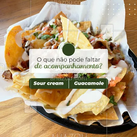 posts, legendas e frases de cozinha mexicana para whatsapp, instagram e facebook: Nessa briga de gigantes, se você pudesse escolher apenas um molho, qual seria? Participe da nossa enquete e conta pra gente qual é o seu molho favorito! 🌮 #ahazoutaste #comidamexicana  #cozinhamexicana  #nachos  #texmex  #vivamexico 