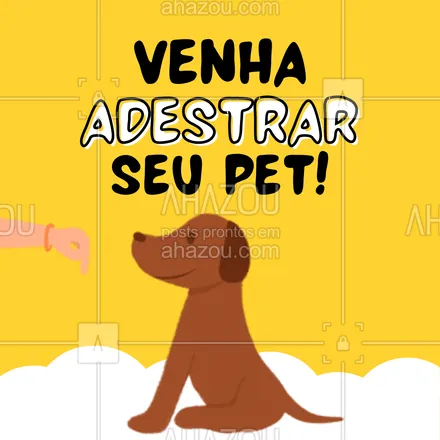 posts, legendas e frases de dog walker & petsitter para whatsapp, instagram e facebook: Xixi no lugar errado? Adestre seu pet com a gente! ? Entre em contato: ?(preencher) #AhazouPet  #petsitter #petsitting #adestramento #pets