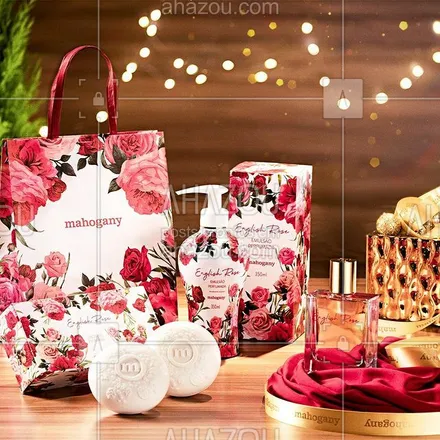 posts, legendas e frases de mahogany para whatsapp, instagram e facebook: Poesia e encantamento para o Natal! English Rose é uma linha romântica, que proporciona a deliciosa sensação de ser abraçada por pétalas de rosas. Surpreenda com esta apaixonante coleção! #Mahogany #AFormulaDaVitalidade #EnglishRose #Perfumaria #Presente #Natal #ahazoumahogany #ahazourevenda #ahazoumahogany #ahazourevenda 