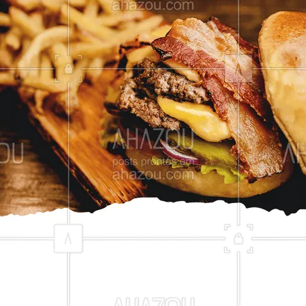 posts, legendas e frases de hamburguer para whatsapp, instagram e facebook: Aproveite o Dia Internacional do Bacon para saborear um de nossos deliciosos burgers! #DiaInternacionaldoBacon #promoção #ahazoutaste #bacon #burger #hamburgueriaartesanal

