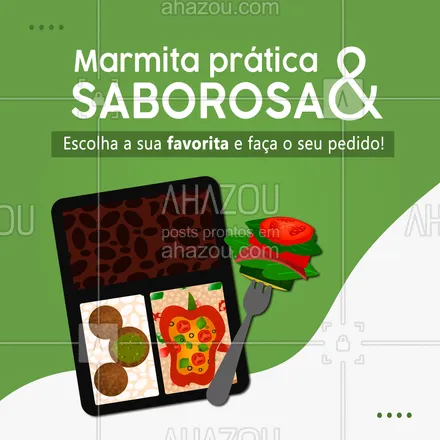 posts, legendas e frases de marmitas para whatsapp, instagram e facebook: Você não precisa se preocupar em comer bem e precisar cozinhar para isso. Conheça nossas deliciosas marmitas! 😋🍛
#ahazoutaste #comidacaseira  #comidadeverdade  #marmitando  #marmitas  #marmitex 
