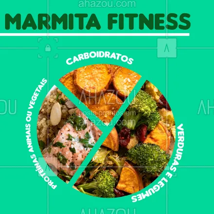 posts, legendas e frases de marmitas para whatsapp, instagram e facebook: Não saia da dieta no trabalho. Temos opção de marmitas fitness para você! #marmita #ahazou #fitness #gastronomia #ahazoutaste #dieta #trabalho 