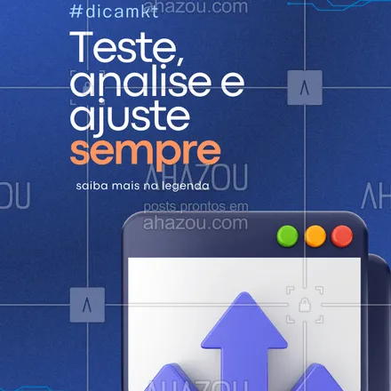 posts, legendas e frases de marketing digital para whatsapp, instagram e facebook: Marketing é como laboratório: quem testa mais, acerta mais.
🧪 Troque os formatos. Mude o CTA. Varie a legenda.
Veja o que realmente engaja, converte e retém o seu público.
📊 Dados não mentem. E os ajustes fazem toda diferença.
Não existe fórmula mágica, existe estratégia inteligente!
#marketinganalitico #testesab #otimizacaodigital