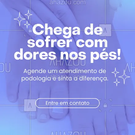 posts, legendas e frases de  para whatsapp, instagram e facebook: Pé dolorido, com micoses ou unhas encravadas?
A podologia pode transformar sua rotina com mais leveza e conforto!
Fale comigo no direct e agende agora.
#podologiaespecializada #peslivresdedor #tratamentodeunhas #bemestardospes #podologiaprofissional #cuidadopessoal