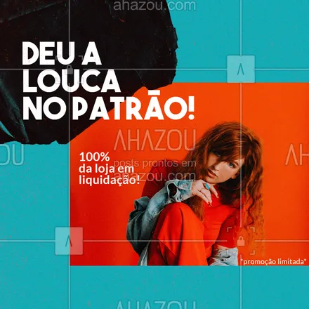 posts, legendas e frases de assuntos variados de Moda para whatsapp, instagram e facebook: Corre que deu a louca no patrão! Toda a loja está em liquidação! Venha garantir suas peças! 🏃‍♂️🏃‍♀️
#AhazouFashion #fashion  #lookdodia  #OOTD  #style  #outfit  #moda 