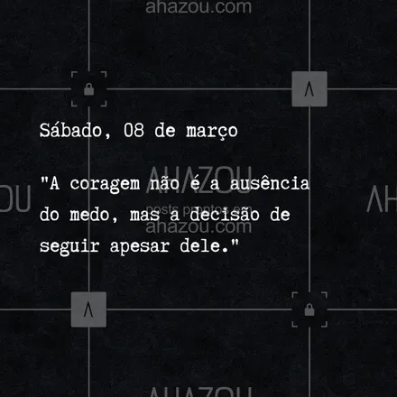 posts, legendas e frases de posts para todos para whatsapp, instagram e facebook: ⚡ Sentir medo é humano, mas não deixar que ele te paralise é onde mora a verdadeira força. Avance! 💪✨ #Coragem #Superação #ahazou #frasesmotivacionais #motivacionais #motivacional #frasedodia