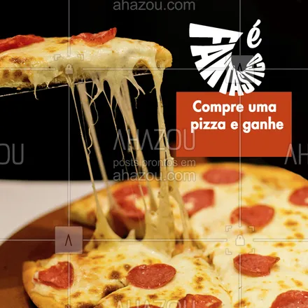 posts, legendas e frases de pizzaria para whatsapp, instagram e facebook: Essa promoção é FANTÁSTICA! ? #pizzaria #ahazoutaste #promoçao #fantastico