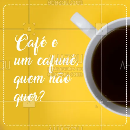 posts, legendas e frases de cafés para whatsapp, instagram e facebook: Hummm, duas coisas que a gente adora, café e cafuné pra começar bem o dia!
#bomdia #ahazou #cafe #querocafe