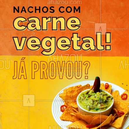 posts, legendas e frases de cozinha mexicana para whatsapp, instagram e facebook: Nachos é tuuuudo de bom! Já pediu o seu??
#ahazoutaste #comidamexicana #cozinhamexicana #vivamexico #texmex #veg#vegetariano #nachos