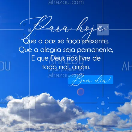 posts, legendas e frases de igrejas & espiritualidade cristã para whatsapp, instagram e facebook: Um ótimo dia à todos! Que Deus nos livre de todo mal! #AhazouFé #fécristã #palavradeDeus #féemDeus #religiao #fé #bomdia #frasesdebomdia #motivacional