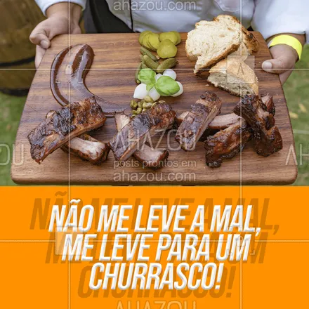 posts, legendas e frases de açougue & churrasco para whatsapp, instagram e facebook: Quer me ver feliz? Me leve para um churrasco! 😋🤣🤣
#churrasco #churrascoterapia #ahazoutaste  #bbq #açougue #barbecue