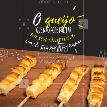 posts, legendas e frases de açougue & churrasco para whatsapp, instagram e facebook: Você que é amante de queijo não pode deixar de celebrar o Dia Mundial do Queijo. ? Então venha fazer uma visita para conferir nossas deliciosas opções. ?
. 
?(nome do estabelecimento)? 
☎️ (inserir contato/whatsapp) 
? (inserir endereço) 
⏰ (inserir horário de funcionamento) 

 #AhazouTaste #DiaMundialdoQueijo #QueijoCoalho #Queijo #Churrasco #Churras #Promoção #Açougue