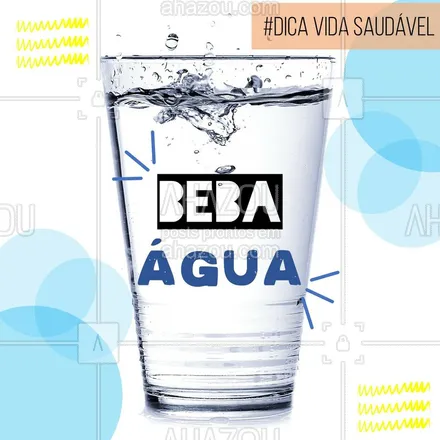 posts, legendas e frases de assuntos variados de Saúde e Bem-Estar para whatsapp, instagram e facebook: Você sabia que beber 2 litros de água por dia mantém seu corpo saudável e hidratado?#dicas #vidasaudavel #ahazou #bebaagua