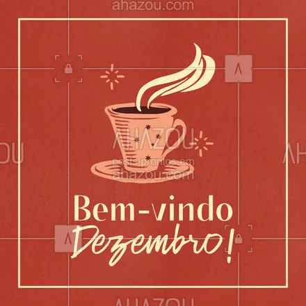 posts, legendas e frases de cafés para whatsapp, instagram e facebook: Bem-vindo Dezembro, que você seja magico! ☕✨
#bemvindodezembro #dezembro #ahazoucafe #café #fimdeano 