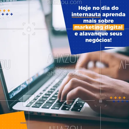 posts, legendas e frases de marketing digital para whatsapp, instagram e facebook: Aproveitando o dia do internauta trouxemos almas dicas de sites para você aprender mais sobre marketing digital e alavancar os seus negócios. Sites como o Brainstorm9, Adnews, Resultados Digitais e Ferramentas Blog podem te ajudar muito a alcançar melhores resultados. #diadointernauta #dicas #mktdigital #AhazouMktDigital #redessociais #socialmedia  