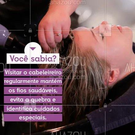 posts, legendas e frases de cabelo para whatsapp, instagram e facebook: Dica de profissional, hein? ? #cabeleireiro #ahazoucabelo #cabelo