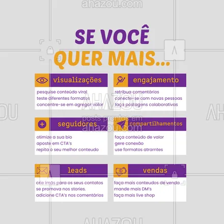 posts, legendas e frases de marketing digital para whatsapp, instagram e facebook: Independente de qual for sua intenção nas redes sociais, siga esses passos para criar um perfil mais atrativos para os seus seguidores 🎯.

 #marketing  #marketingdigital  #mktdigital  #redessociais  #socialmedia 