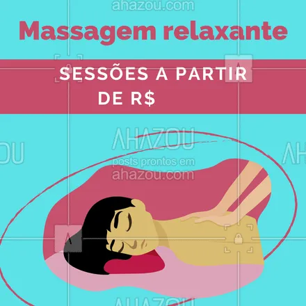 posts, legendas e frases de massoterapia para whatsapp, instagram e facebook: Aproveite! Agende um horário para relaxar, você merece! Entre em contato! ? (preencher) #AhazouSaude  #massoterapia #massoterapeuta #relax #quickmassage #massagem